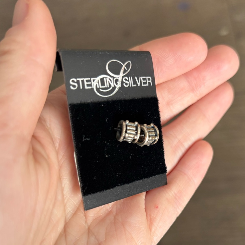 STERLING SILVER SPHERICAL BEAD CHARMS 
 FOR JEWELRY